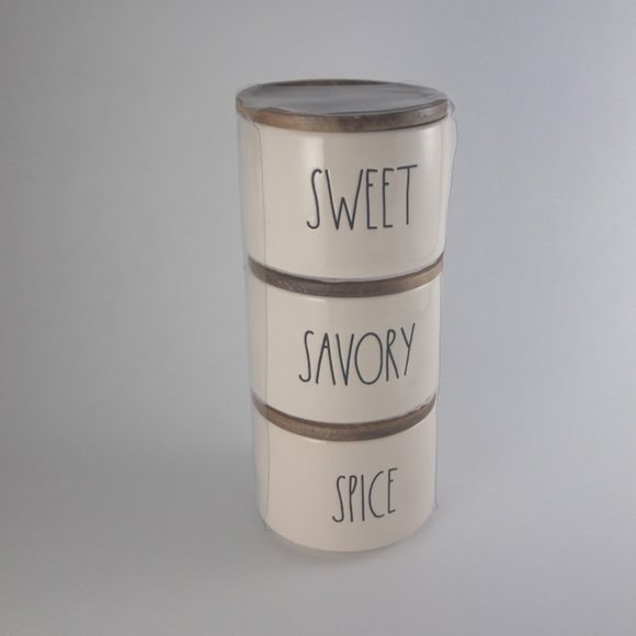 Rae Dunn by Magenta SWEET/SAVORY/SPICE set - Picture 1 of 4